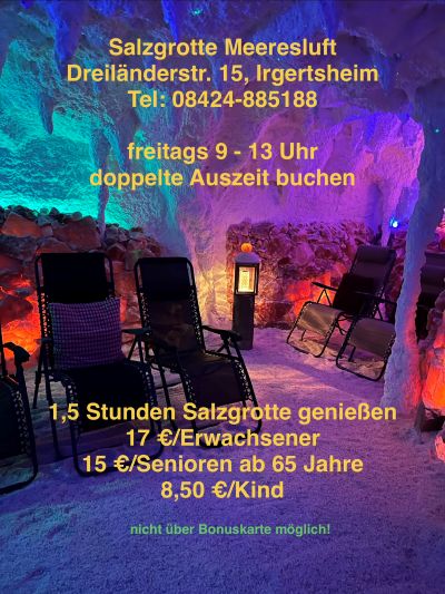 Aktuelles Angebot der Salzgrotte Meeresluft